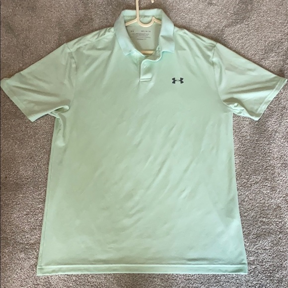Under Armour Textured Performance Polo Like New - Picture 1 of 3